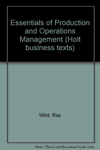 Book Essentials Of Production And Operations Management free Book Essentials Of Production And Operations Management free