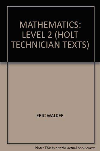 Book Analytical Mathematics Level 2 (Holt Technician Texts) free