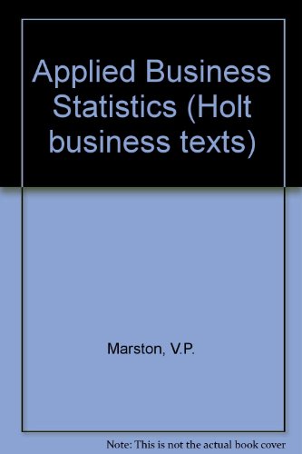Book Applied Business Statistics free