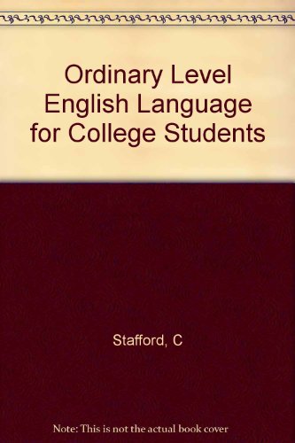Book Ordinary Level English Language for College Students free