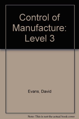 Book Control of Manufacture Level 3 free