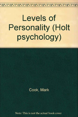 Book Levels of Personality free