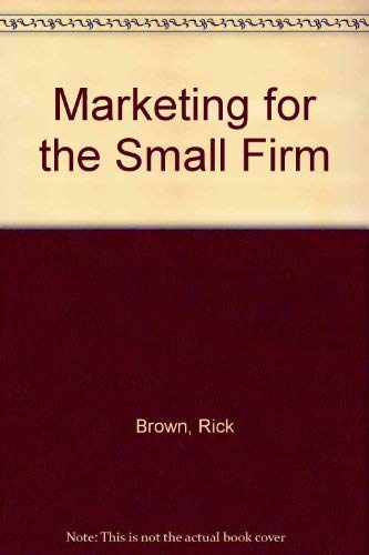 Book Marketing For The Small Firm free