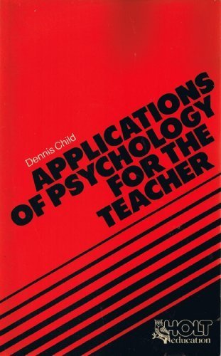 Book Psychology and the Teacher: Applications free