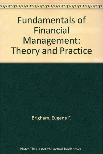 Book Fundamentals Of Financial Management: Theory And Practice free