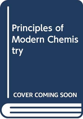 Book Principles Of Modern Chemistry free
