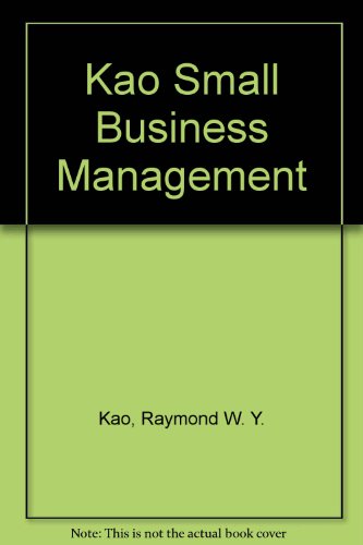 Book Small Business Management: A Strategic Emphasis free