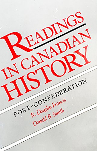 Book Readings in Canadian History Past Confederation free