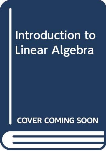 Book Introduction to Linear Algebra free