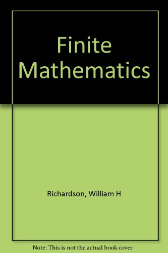 Book Finite mathematics free