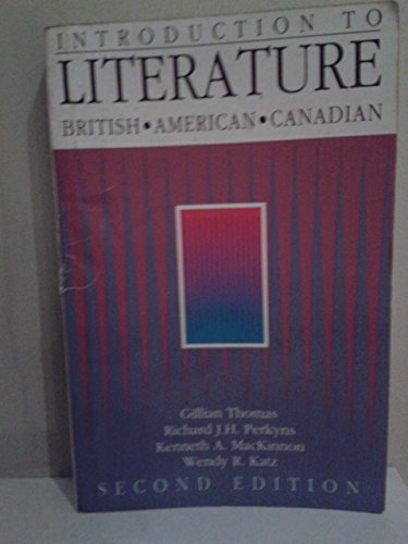 Book Introduction to Literature: British, American, Canadian free