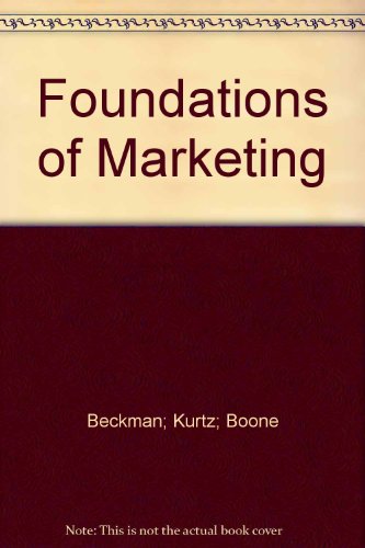 Book Foundations of Marketing free