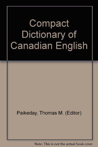 Book Compact Dictionary of Canadian English free
