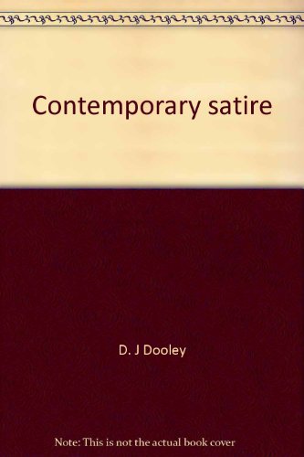 Book Contemporary Satire (aspects Of English) free