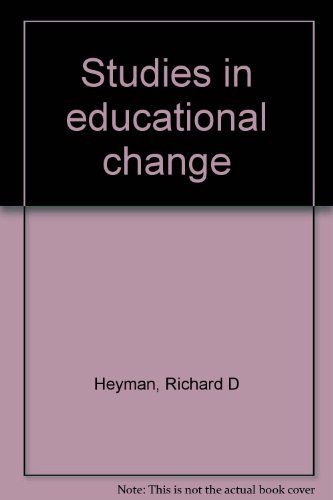 Book Studies In Educational Change free