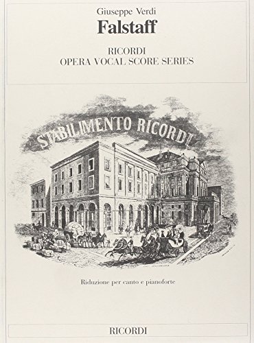 Book GIUSEPPE VERDI : FALSTAFF - VOCAL AND PIANO REDUCTION (CHANT) free
