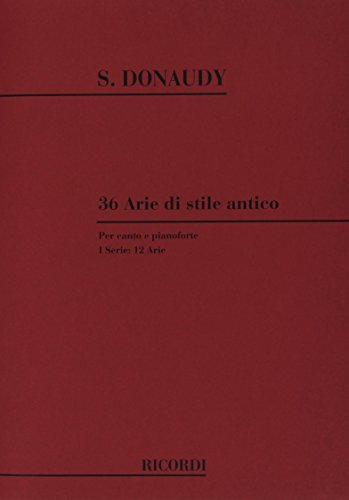 Book 36 ARIE DI STILE ANTICO I SERIE CHANT free
