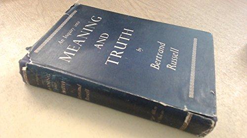 Book Inquiry into Meaning and Truth free