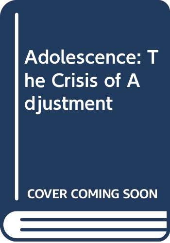 Book Adolescence: The crises of adjustment free