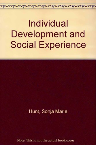 Book Individual Development And Social Experience free