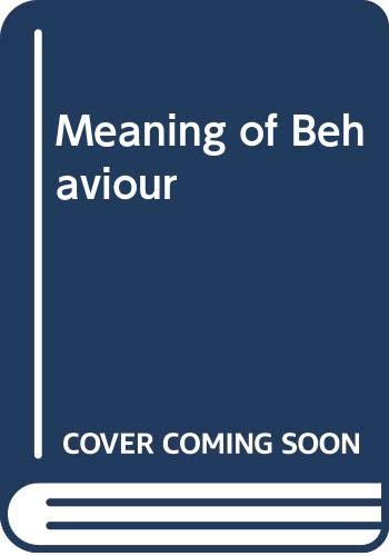 Book The meaning of behaviour free