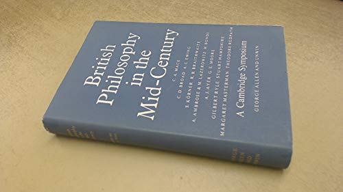 Book British Philosophy in Mid-Century free