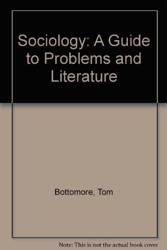 Book Sociology: a guide to problems and literature, free