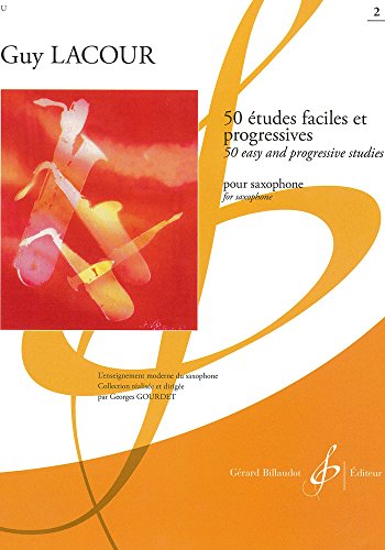 Book 50 ETUDES FACILES ET PROGRESSIVES VOLUME 2 - SAXOPHONE free