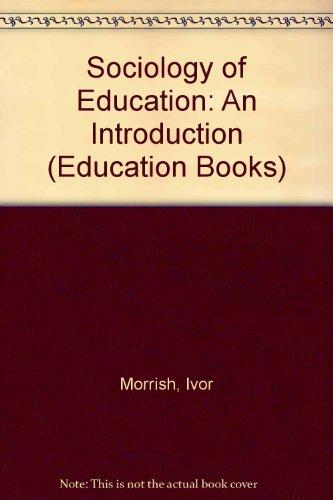 Book The Sociology Of Education: An Introduction (unwin Education Books, 10) free