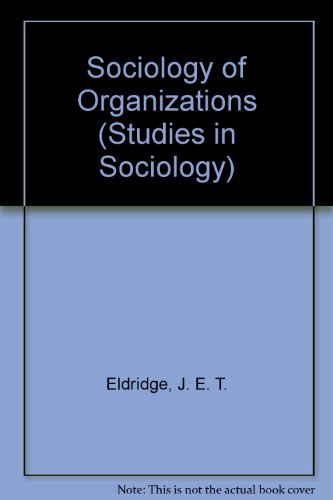 Book A sociology of organisations (Studies in sociology) free