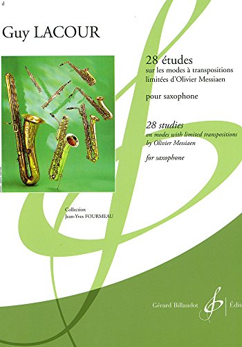 Book 28 ETUDES SUR LES MODES A TRANSPOSITIONS LIMITEES D'O. MESSIAEN free