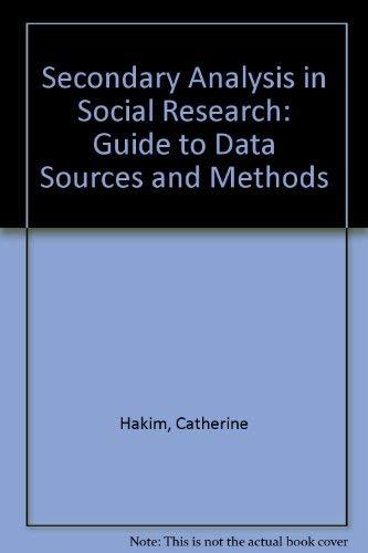 Book Secondary Analysis in Social Research free