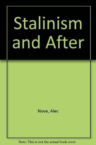Book Stalinism and after free