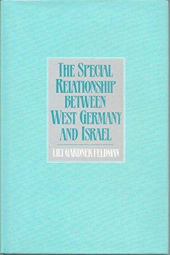Book The Special Relationship Between West Germany and Israel free