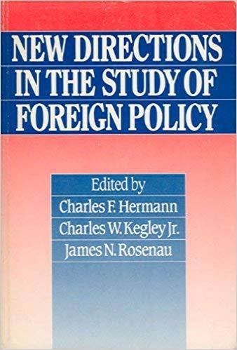 Book New Directions In The Study Of Foreign Policy free