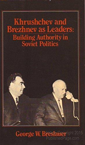 Book Khrushchev and Brezhnev As Leaders free