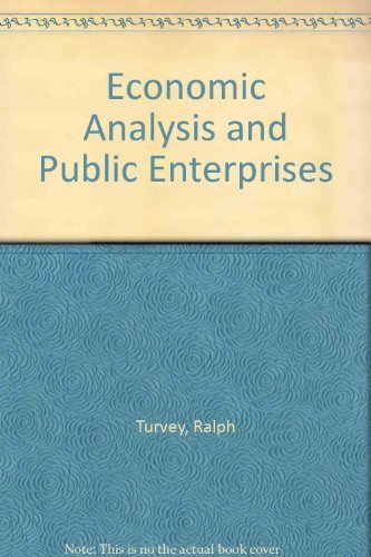 Book Economic analysis and public enterprises; free