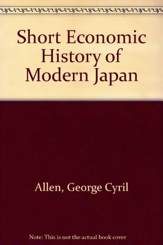 Book A Short Economic History Of Modern Japan, 1867-1937, free