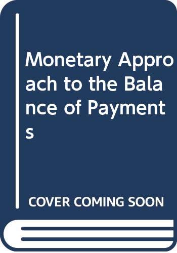 Book The Monetary Approach To The Balance Of Payments free