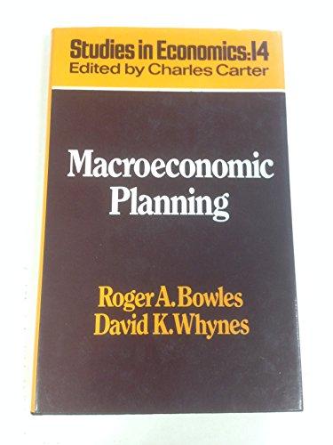Book Macroeconomic Planning: Studies In Economics : 14 free