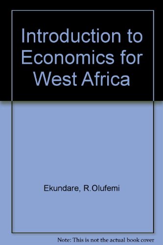 Book Intro Econ West Africa Students free