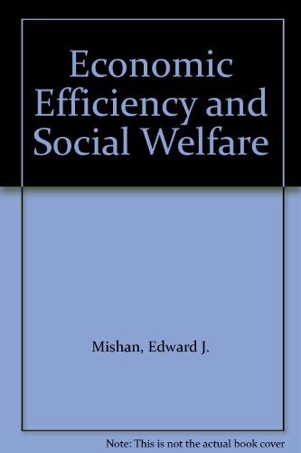 Book Economic Efficiency and Social Welfare free