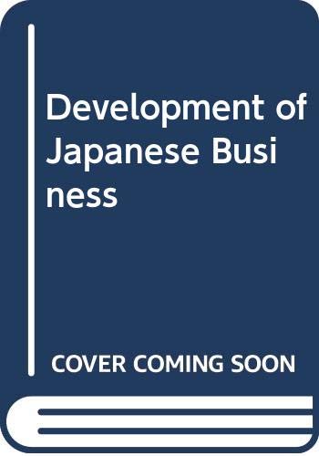 Book The development of Japanese business, 1600-1980 free
