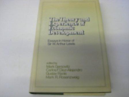 Book The Theory And Experience Of Economic Development: Essays In Honor Of Sir W. Arthur Lewis free