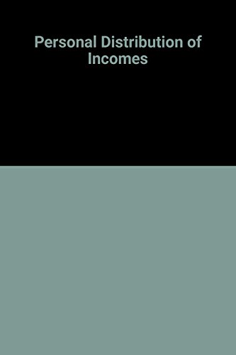 Book The Personal distribution of incomes free