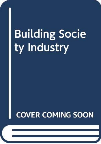 Book The Building Society Industry free