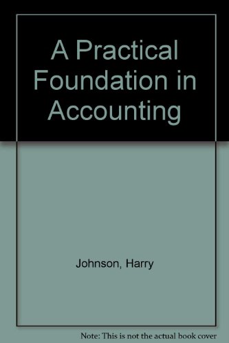 Book A Practical Foundation in Accounting free