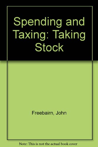 Book Spending And Taxing: Taking Stock free