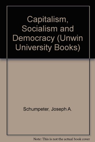 Book Capitalism, Socialism and Democracy (Unwin University Books) free