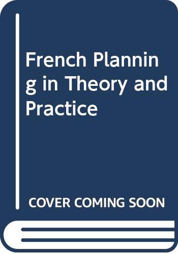 Book French Planning in Theory and Practice free